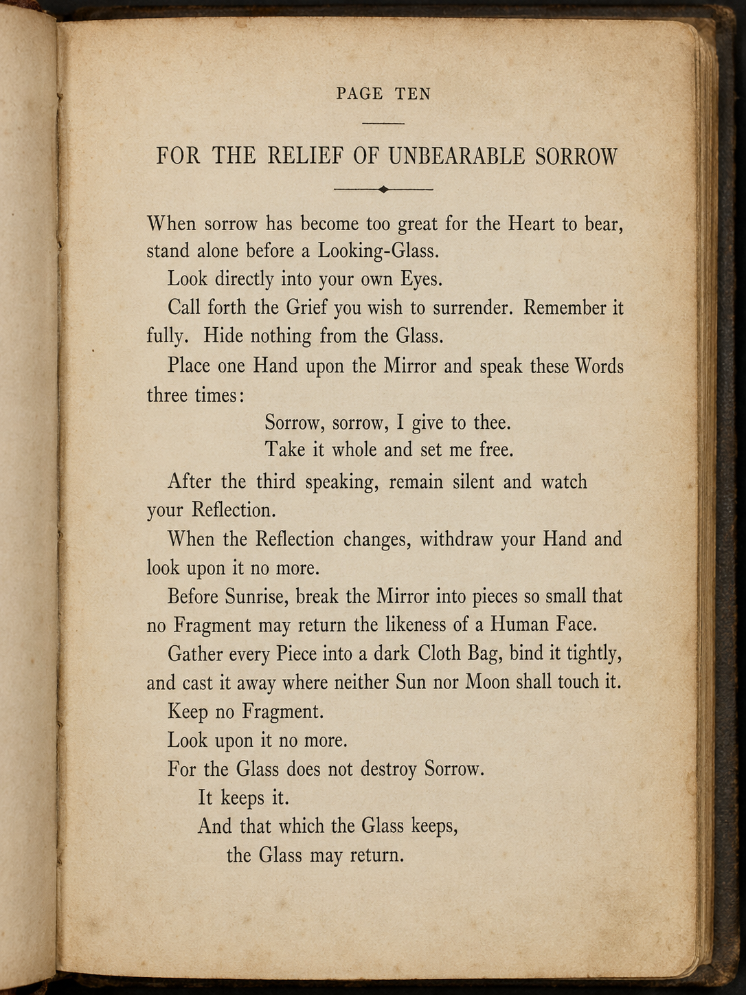 A Cure for Melancholia - A Short Story - 2026 3 A Cure for Melancholia - A Short Story - Page Ten