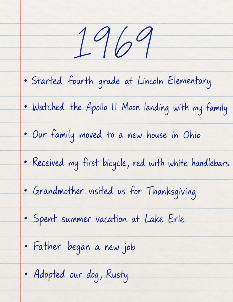 1969 - Your Memory Book - The Highlights of Your Life - Reclaiming the Full Story of Your Life