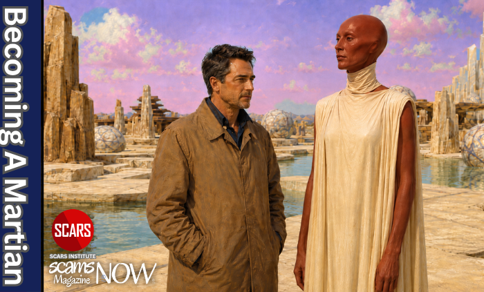 ScamsNOW.com! The Magazine for Scam Victims/Survivors from SCARS Institute - 2026 34 Becoming a Martian - The Martian Chronicles and the Transformation of Self - 2026