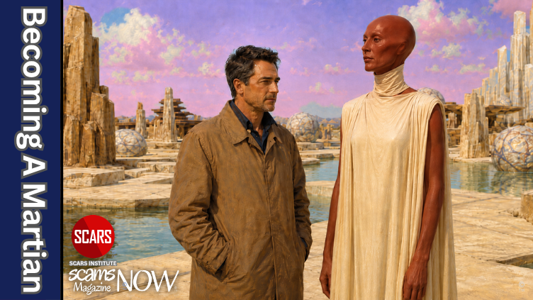 ScamsNOW.com! The Magazine for Scam Victims/Survivors from SCARS Institute - 2026 27 Becoming a Martian - The Martian Chronicles and the Transformation of Self - 2026